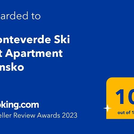 Monteverde Ski Lift Apartment Bansko Buitenkant foto